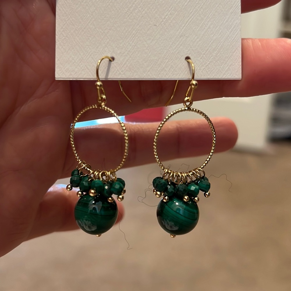 Iris and Lily genuine gemstone